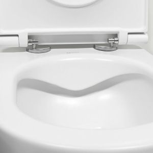 ISVEA SENTIMENTI 53 RIMLESS окачена тоалетна, бял мат 