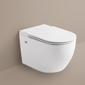 STARCK 58 окачена тоалетна с интегрирано казанче