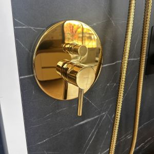 OMNIRES Y GOLD златна душ-система за вграждане [мостра] 