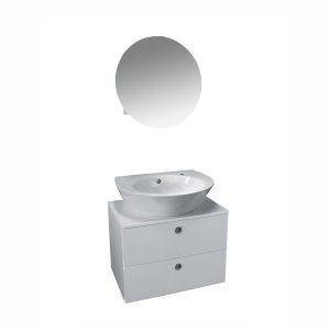 FLEXMEBEL PONTO 60 шкаф за баня с мивка, с чекмеджета или вратички 