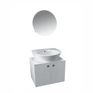 FLEXMEBEL PONTO 60 шкаф за баня с мивка, с чекмеджета или вратички 