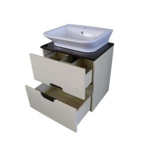 AB GROUP ORO модерен водоустойчив pvc шкаф за баня с чекмеджета 