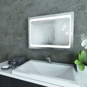 AB GROUP MODEL H огледало за баня с вградено LED осветление 