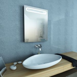 AB GROUP HOVER V огледало за баня с вградено LED осветление 