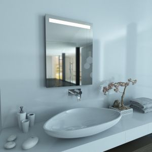 FLEXMEBEL MONO V огледало за баня с вградено LED осветление