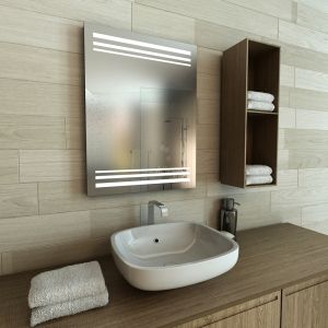 AB GROUP STRIPS V огледало за баня с вградено LED осветление 