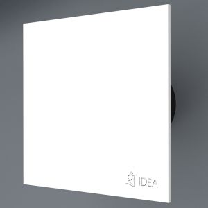KLIMATOM IDEA вентилатор за баня, бяло стъкло
