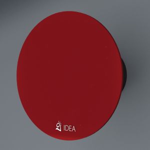 KLIMATOM IDEA вентилатор за баня, червен кръг