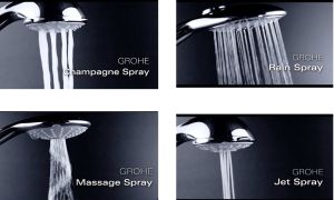 GROHE RELEXA Handheld Shower Suspension Set Five Spray